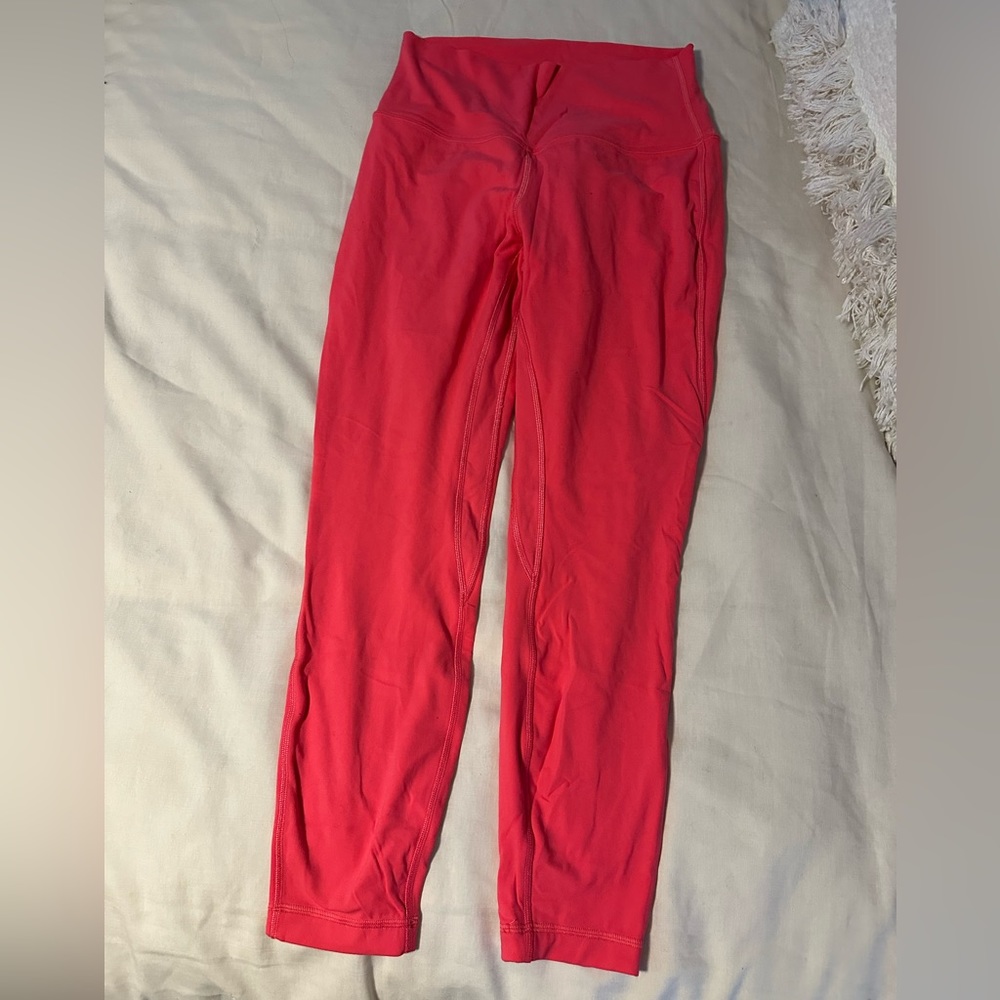 Lululemon align leggings 25” lipgloss pink